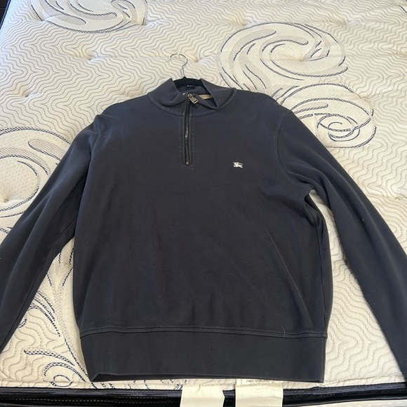Men’s Burberry London quarter zip up sweater